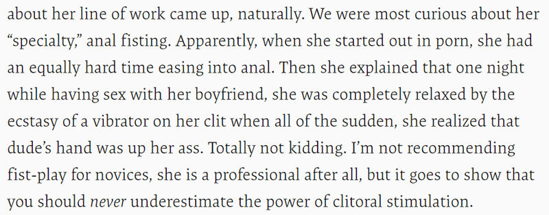 Anal-Fisting